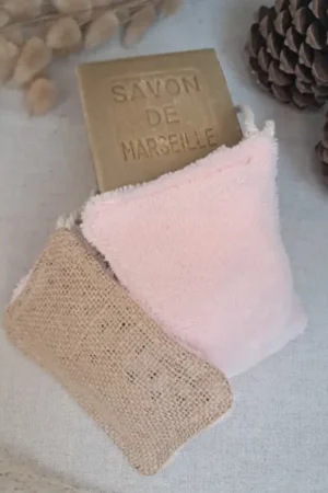 Pour le quotidien de la famille éponge réutilisable, lavable et durable. Ecologique et économique. Existe en box ou coffret cadeau à offrir éco-responsable.