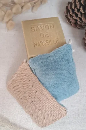 Quoi offrir pour une crémaillère? Eponge réutilisable, lavable et durable. Ecologique et économique. Existe en box ou coffret cadeau à offrir éco-responsable.